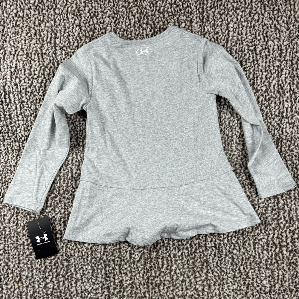 Under Armour Kids matching animal print Set - Gray and Pink - Picture 4 of 8